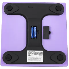 Весы напольные электронные MARTA MT-SC3600, лиловый аметист