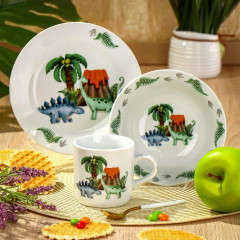 Набор столовый детский DANIKS Динозавры 3пр. (435312)