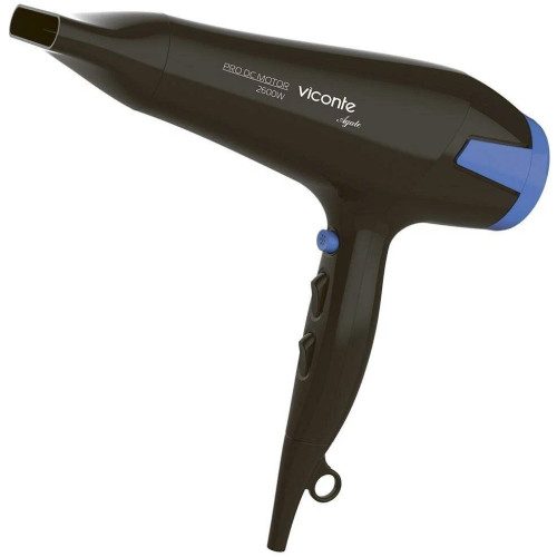 Фен VICONTE VC-3753 черный с красным