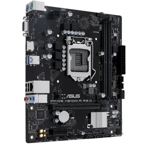 М/П SOC-1200 Asus PRIME H510M-R R2.0-SI Soc-1200 Intel H470 2xDDR4 mATX AC`97 8ch(7.1) GbLAN+VG