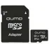 Карта micro-SD 64 GB QUMO Class 10 UHS-I QM64GMICSDXC10U1 + адаптер