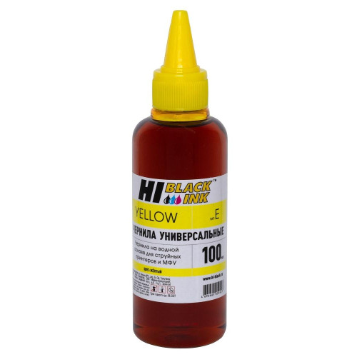 Чернила Hi-Black 100мл (Yellow) EPSON серии L