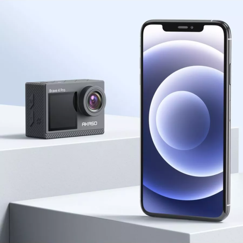Экшн-камера AKASO BRAVE 4 PRO. Цвет: серый.