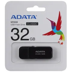 Карта USB2.0 32 GB A-DATA UV240 AUV240-32G-RBK черный