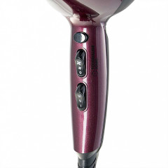 Фен DELTA LUX DL-0937 черный/бордовый