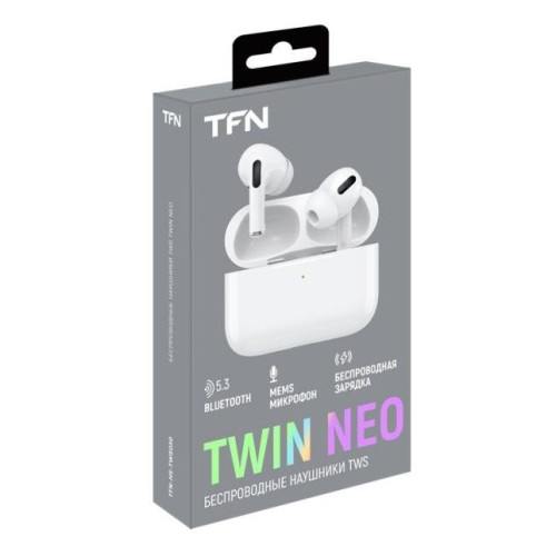 Гарнитура Bluetooth TFN TFN-HS-TWS030WH Twin NEO белый
