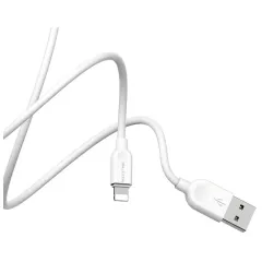 Кабель USB 2.0 A вилка - 8pin 2 м Borofone BX14 (White)
