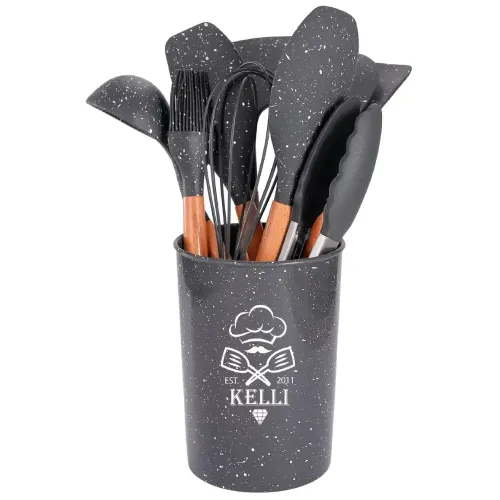 Набор кух. принадлежностей KELLI KL-01123, 10 пр., серый