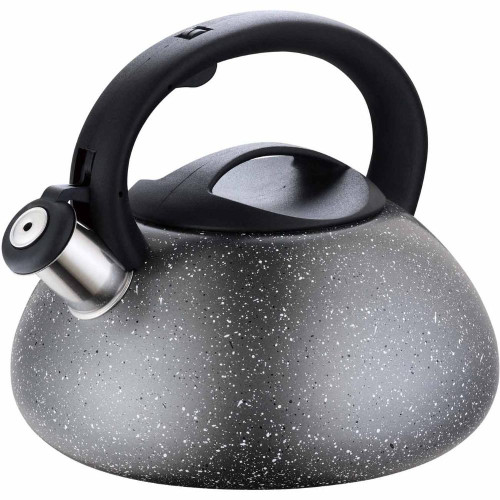 Чайник со свистком HITT Starlight , 3 л., серый мрамор (H01034)(Л6452)