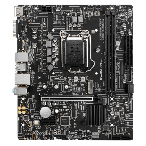 М/П SOC-1200 MSI B560M PRO-E 2xDDR4 mATX AC`97 8ch(7.1) GbLAN+VGA+HDMI