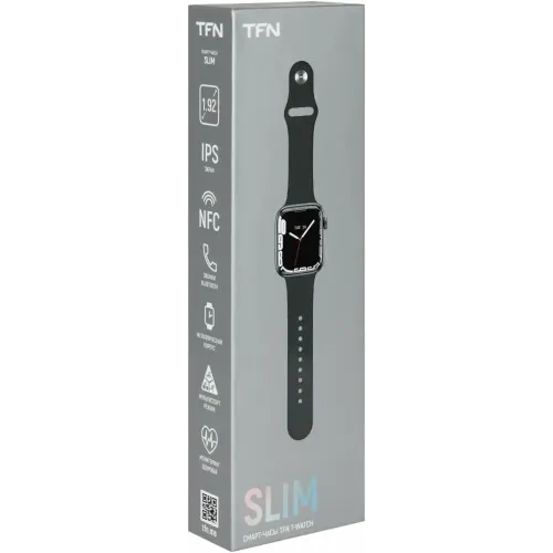 Смарт-часы TFN t-watch SLIM 41mm (TFN-SW-TWSLIMBK) черный