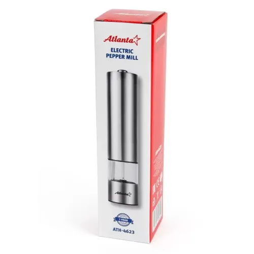 Мельница для специй электрическая ATLANTA ATH-4623 silver
