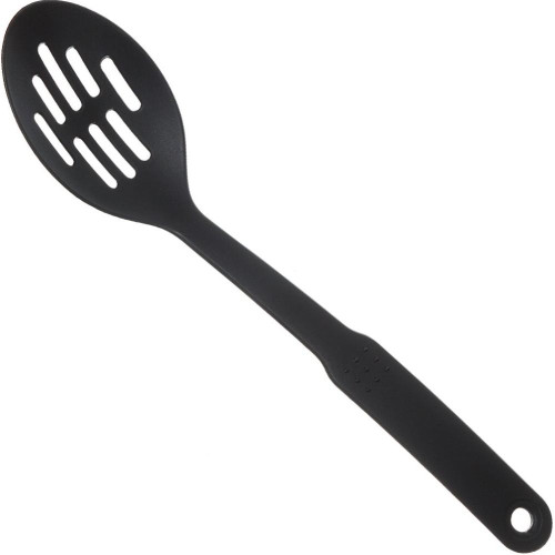 Ложка поварская Daniks Эконом, пластик,  черная (YW-KT017-6/H1010-10)(222774)