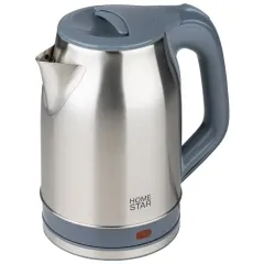Чайник эл. HOMESTAR HS-1005 (107003) нерж., серый