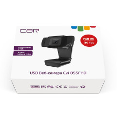 Камера WEB CBR CW 855FHD черный 