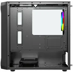 Корпус POWERCASE Mistral Micro A3B ARGB,Tempered Glass, 2x 140mm ARGB PWM+1x 120mm ARGB PWM, чёрный
