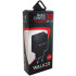 СЗУ WALKER 3А WH-25, 3А, 18Вт, USB, поддержка QC, + кабель Lightning черное (*7)