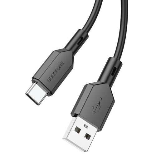 Кабель USB 2.0 Type C - Type C 1 м Borofone BX70 3A черный