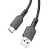 Кабель USB 2.0 Type C - Type C 1 м Borofone BX70 3A черный
