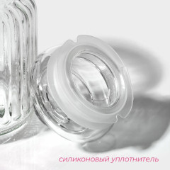 Банка для хранения продуктов Доляна Лада, 250 мл, 7,5×12 см (1049791)