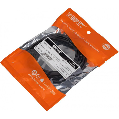 Кабель USB 2.0 Type C- Type C 3 м NoName черный