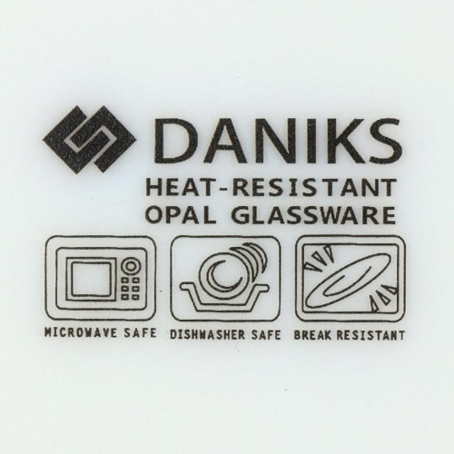 Тарелка стеклокерамика, Daniks Флер, обеденная, круглая, 24 см (LQP-95/ 220804)(448926)