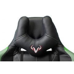 Кресло игровое Zombie VIKING 5 AERO черный/салатовый эко.кожа 