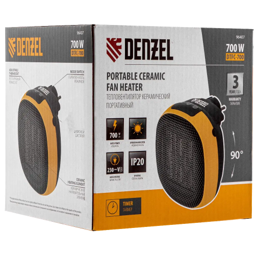 Тепловентилятор DENZEL DTFC-700