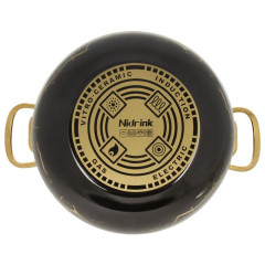 Кастрюля Daniks Черный мрамор, эмаль, индукция, 4.5 л (Y4-8969)(484349)