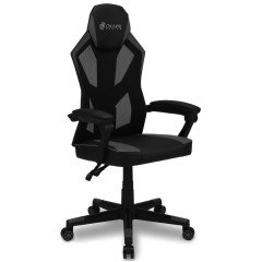 Кресло игровое Оклик -121G черный искусст.кожа/сетка