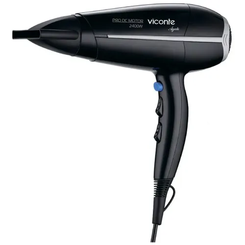 Фен VICONTE VC-3750 черный с серым