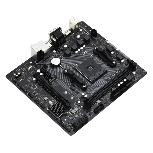 М/П SOC-AM4 Asrock A520M-HDV Soc-AM4 AMD A520 2xDDR4 mATX