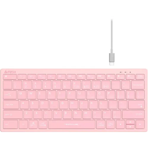 Клавиатура A4 Fstyler FBX51C розовый