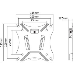 Подставка д/ТВ ULTRAMOUNTS UM810F черный