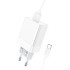 СЗУ BOROFONE 3.0A Type-C  PD 18W BA47A+ кабель белое