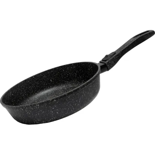 Сковорода REALPRESS В26Ср, черная, 26 см, съемная ручка