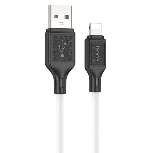 Кабель USB 2.0 A вилка - 8pin 1 м HOCO X90 силикон White