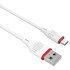 Кабель USB 2.0 A вилка - microUSB 1 м Borofone BX17 (White)