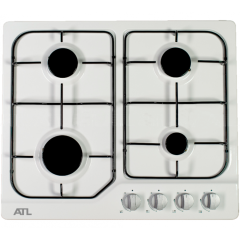 Стол газовый ATLAN 4 PA 60 WH MSSQ (*10)