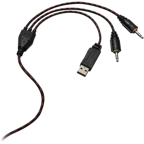 Гарнитура Oklick HS-L500G Toxic черный 