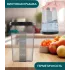 Контейнер пласт. LockSar, круг, 1000 мл., черная крышка/винтовая