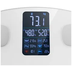 Весы напольные электронные умные Kitfort KT-808 белые