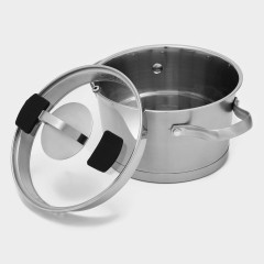 Кастрюля Magistro, нерж., индукция, слив, 2,0 л. (10092695)