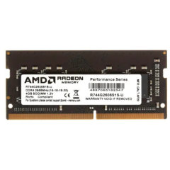 Память SO-DIMM DDR4 4096Mb 2666MHz AMD R744G2606S1S-U Radeon R7 Performance Series RTL PC4-21300 CL1