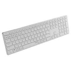 Клавиатура Rapoo E9800M DARK WHITE  белый USB беспроводная BT