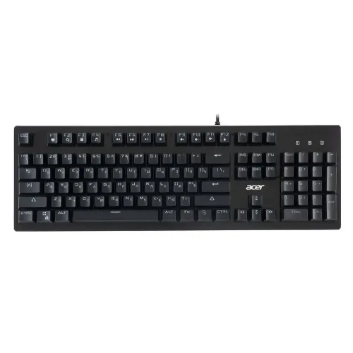 Клавиатура Acer OKW127 LED игровая черный