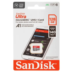 Карта micro-SD 128 GB SanDisk (SDSQUAB-128G-GN6MN)