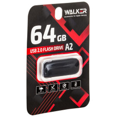 Карта USB2.0 64 GB WALKER A2 