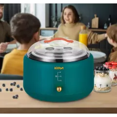Йогуртница KITFORT КТ-6081-3 зеленый