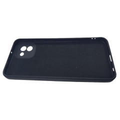 Бампер Samsung A03 (A035) ZIBELINO Soft Matte черный с микрофиброй